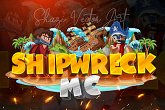 design your minecraft server logo and server icon
