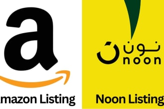 do listings, upload products on your noon amazon store