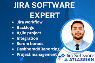 your atlassian jira, confluence,jira service desk expert and jira software