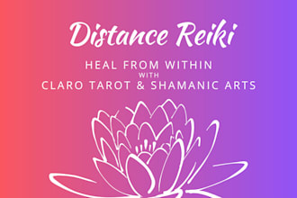 send you a powerful distance reiki healing session