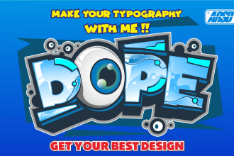 make unique typography for your street wear
