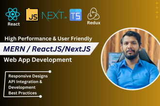 build integrate web apps using mern nextjs typescript