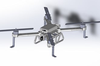 do 3d design of drones and electronics