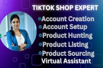 be your tiktok shop virtual assistant and store manager