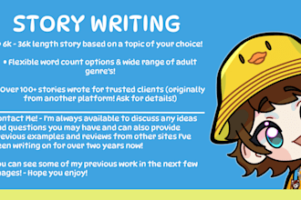 write sfw or nsfw stories of your choice