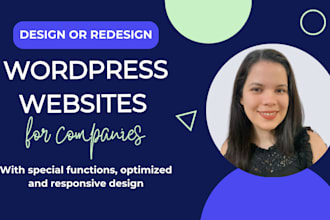 design or redesign wordpress web page