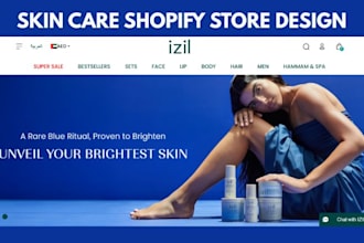 design skincare website beauty website skincare shopify website cosmetic website