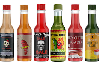 do label, logo for sauce, spice, dips, seasoning, salsa, rub,pepper,jar,food,bbq