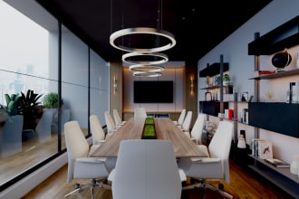design functional office interiors with 3d visualizations