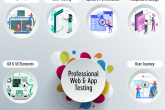 a professional usability test for your application or website