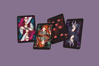 custom unique playing cards from your idea