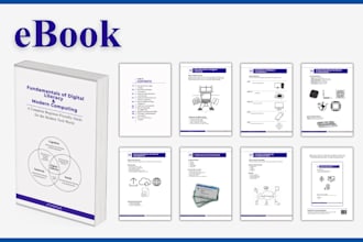 design modern e book, workbook, PDF and lead magnet in canva