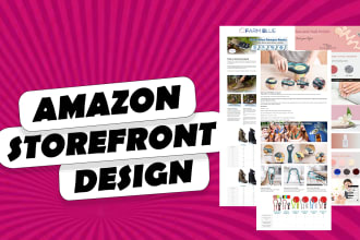 design and create amazon storefront design