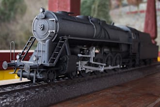 create 3d model of  car, dg locomotive, machinery for 3d printing and rendering