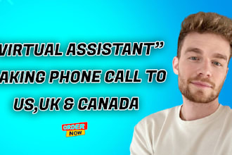 be your cold calling virtual assistant making phone calls to US, UK and canada