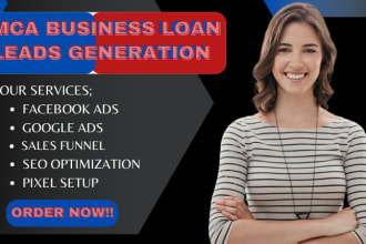 mca leads business loan leads  facebook ads google ads video ads