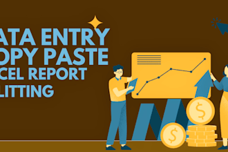 ms excel, data entry, splitting excel report, and copy paste