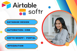 setup airtable database softr webapp airtable automation interface portal expert
