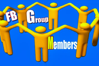 grow your facebook group with active, real members