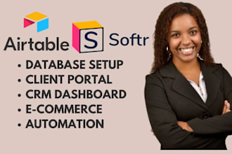 be your airtable expert, setup airtable database automation, softr webapp