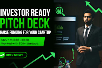 create an investor ready pitch deck for vc, angel, and seed funding