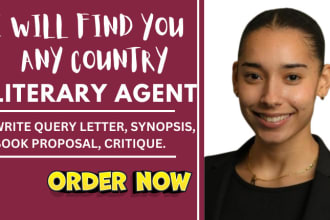 find best literary agent across all genres, write synopses, queries,
