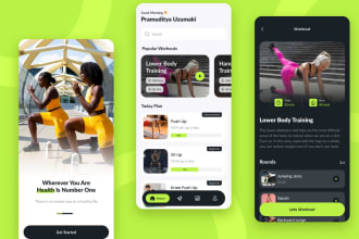 build crunch fitness app, nutrition app, workout app, fitness app, gym app