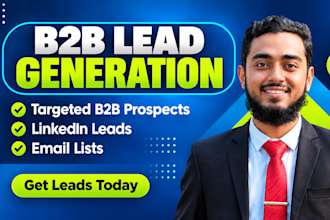 do b2b lead generation, lead scraping and targeted prospect email list building