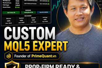 develop professional mql5 expert advisors and indicators