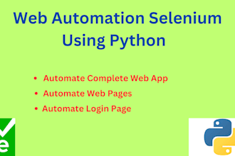 do web automation selenium using python hybrid framework
