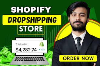 build shopify website, design or redesign shopify store, dropshipping store