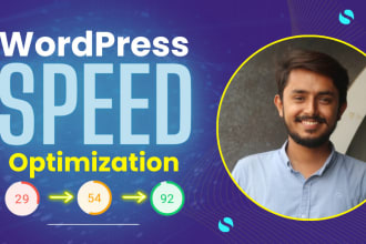 do wordpress speed optimization, increase page speed