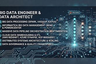 do data engineering, etl, spark, sql, informatica cloudera teradata
