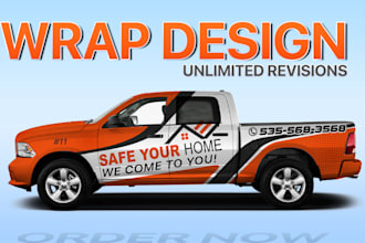 design food truck wrap, truck wrap design, vehicle warp, truck wrap