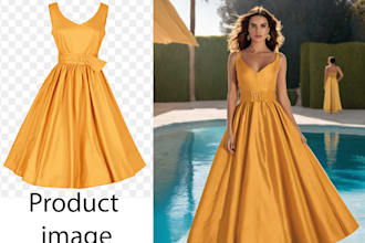 add ur product or change outfits to ai model
