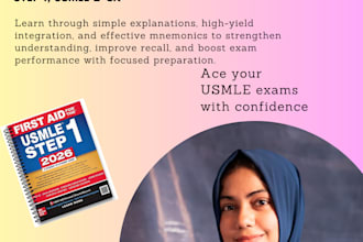 teach you usmle step 1, step 3, step 3