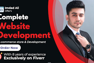 do web design and build complete website