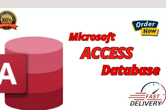 design or edit ms access database applications, projects
