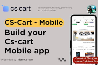 build mobile app for your cscart store and marketplace