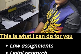 do law assignments, legal research, case studies, case briefs