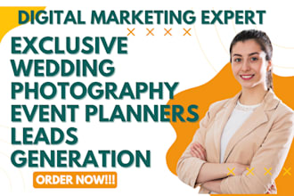 do wedding photography leads videography event planning photo booth rental leads