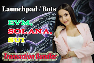 make token launch script and bots using bundle transaction