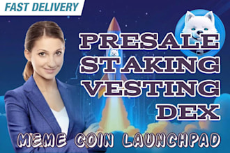 build presale, staking, launchpad, dex, pump fun on megaeth, ton, evm and solana