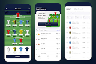 develop fantasy sport app and website like dream11 draftkings espn or cbs sport