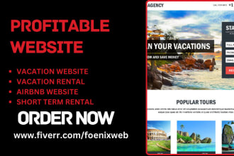 design vacation website airbnb website short term rental vacation rental website
