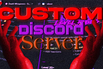 create you a professional discord server