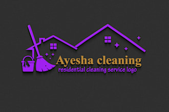 design a unique logo for cleaning service business