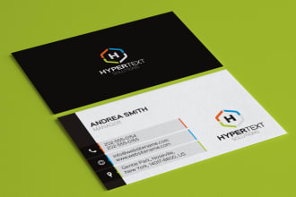 provide you premium business card in 2 hrs