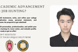 write essays and CV for your college and job applications