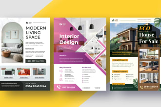 create custom real estate flyer design for property marketing